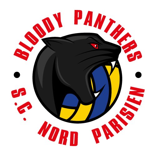 Bloody Panthers S.C. Nord Parisien Logo