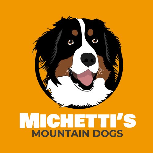 Michetti’s Mountain Dogs Logo Orange