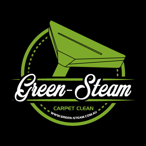 Green-Steam Carpet Clean Logo Black
