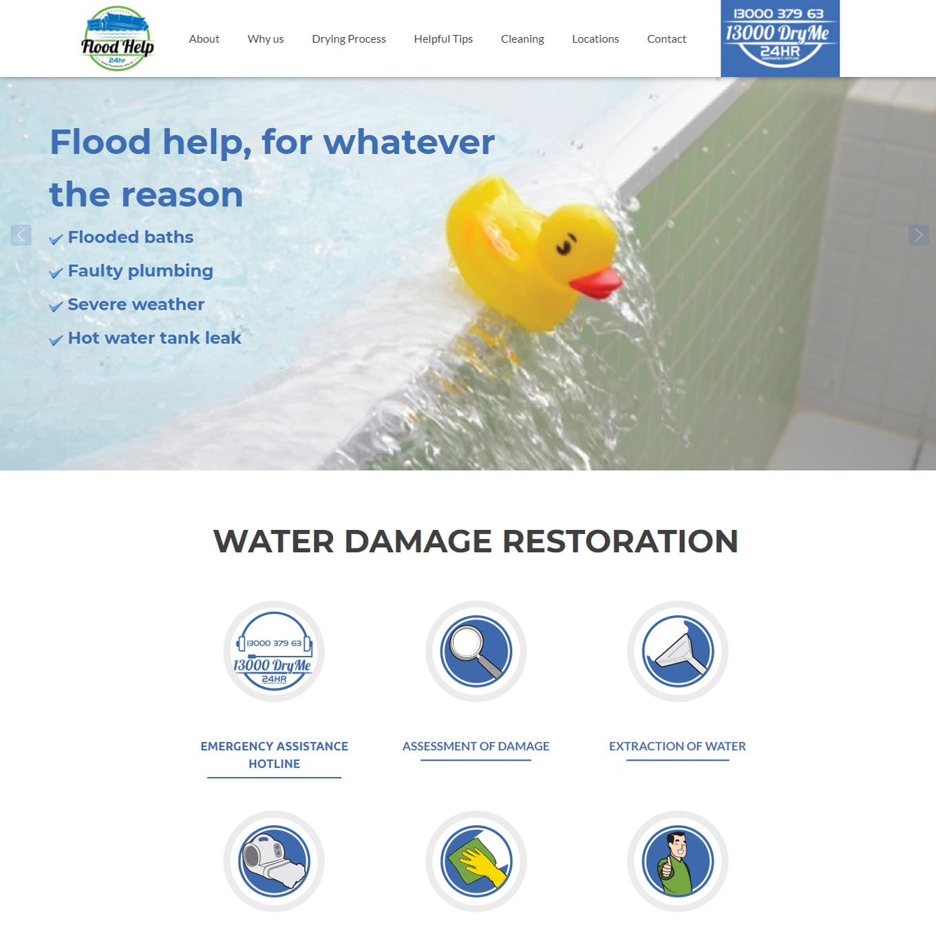 floodhelp.com.au Web Design